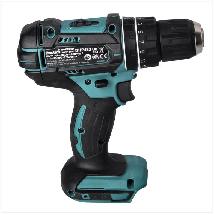 Produktbild Makita DHP 482 RT Akku Schlagbohrschrauber 18 V 62 Nm + 2x Akku 5,0 Ah + Ladegerät (Akkubetrieb)