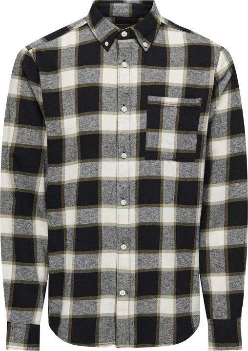 Actual product image Only & Sons Onsral Ls Slim Check Shirt (L)