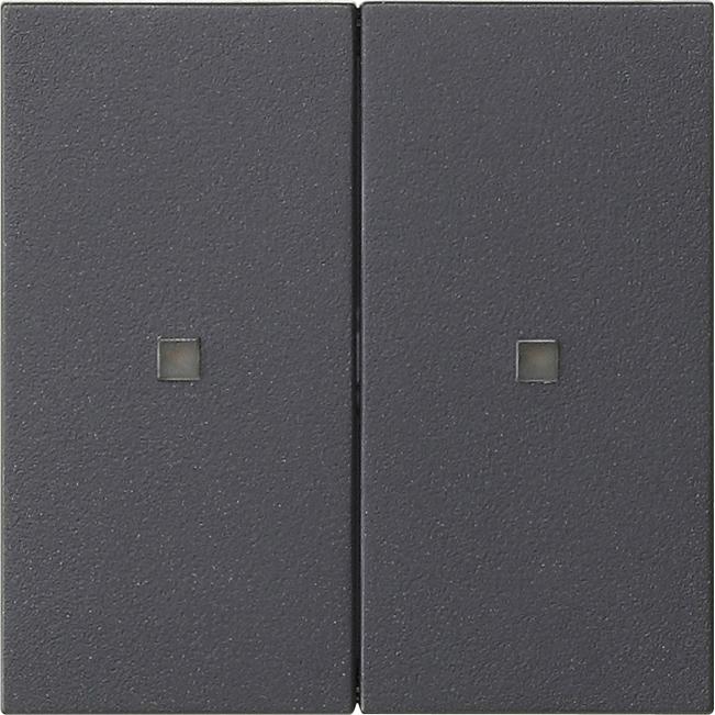 Gira 510728, Taster + Schalter, Grau