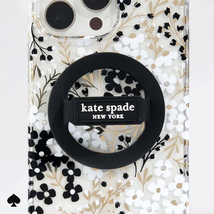 Image du produit Kate Spade Magnetischer Schlaufengriff – MagSafe Fingergriff (Schwarz)