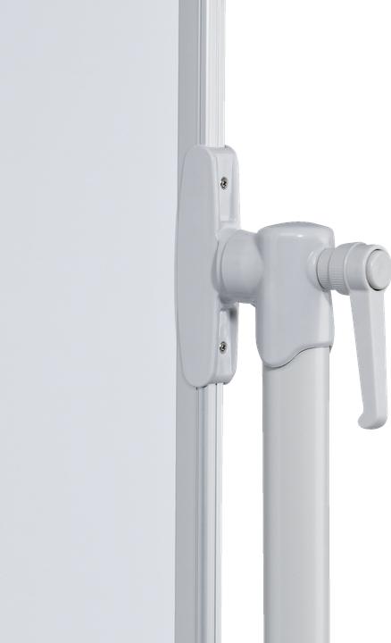 Produktbild Franken Whiteboard Mobil mit Drehfunktion Stahl (120 x 120 cm)