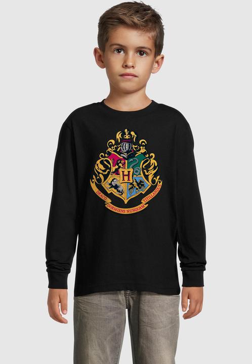 Produktbild Absolute Cult Kids Harry Potter - Hogwarts Crest Gold Longsleeve - 124315 (122, 128)