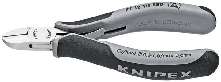 Actual product image Knipex Electronics Diagonal Cutter ESD (115 mm)