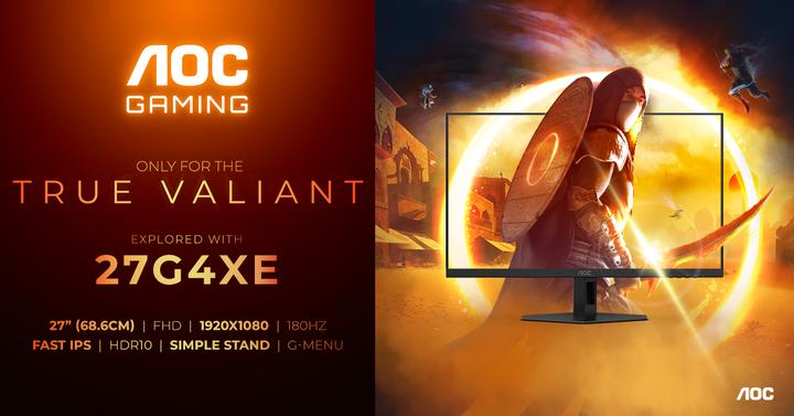 Actual product image AOC 27G4XE (1920 x 1080 pixels, 27")