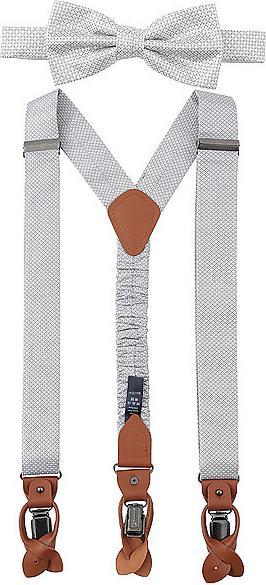 Actual product image Seidenfalter Hosenträger Set Knopf-Clips