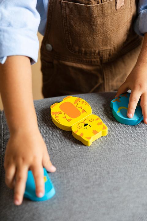 Produktbild Goula Puzzle Tiere magnetisch (12 Teile)