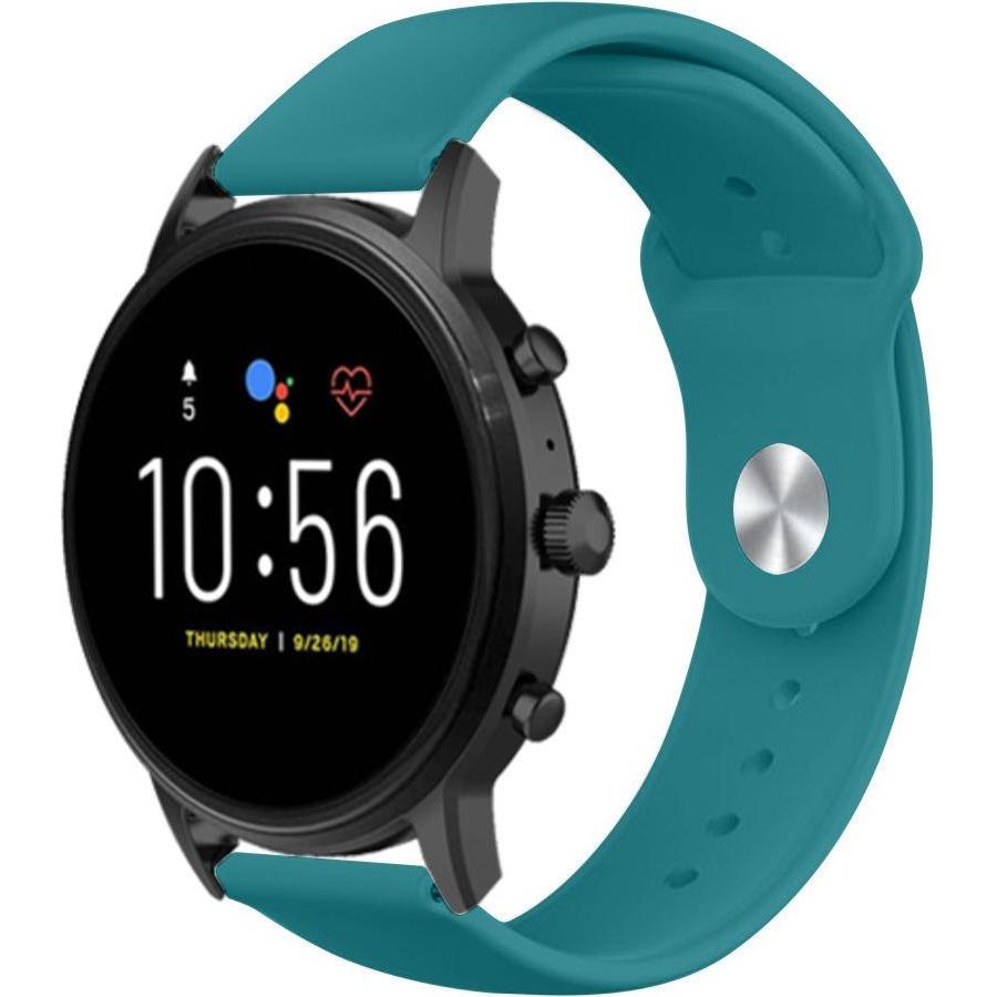 Strap-it Sportarmband (Silikon), Uhrenarmband, Blau, Grün