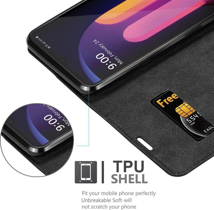 Actual product image Cadorabo Book Invisible Magnet Cover (LG V60 ThinQ 5G)