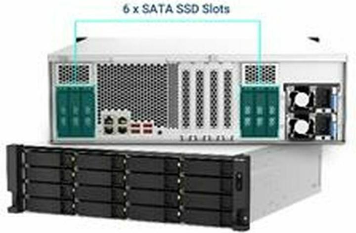 Produktbild QNAP TS-h2287XU-RP-E2378-64G Intel Xeon E-2378 8 Cores/16 Threads 64GB ECC DDR4 4x16 22-Bay 4U rackm (0 TB)