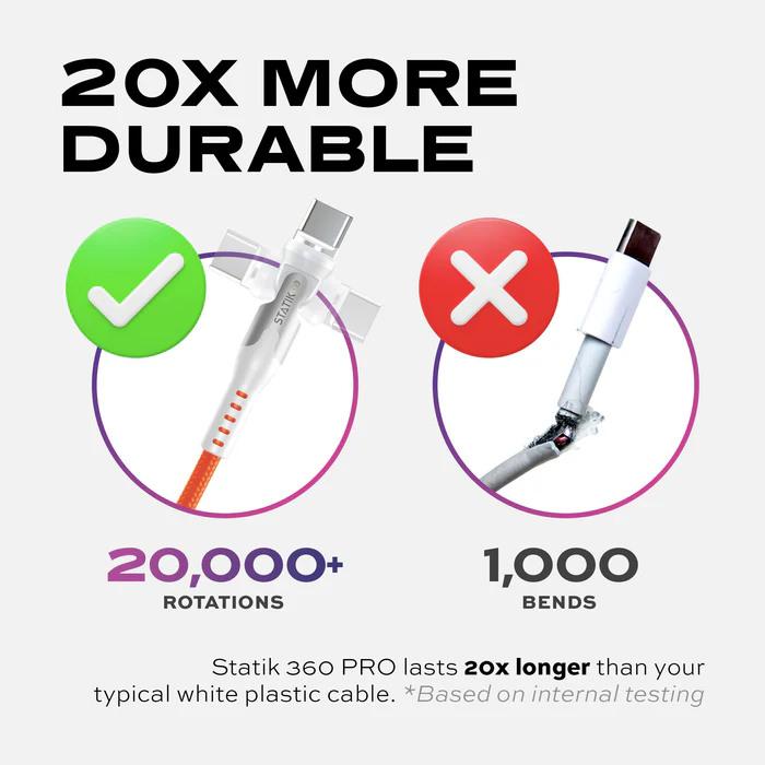 Produktbild Statik 360 Pro Magnetic (2 m, USB 2.0, 100 W)