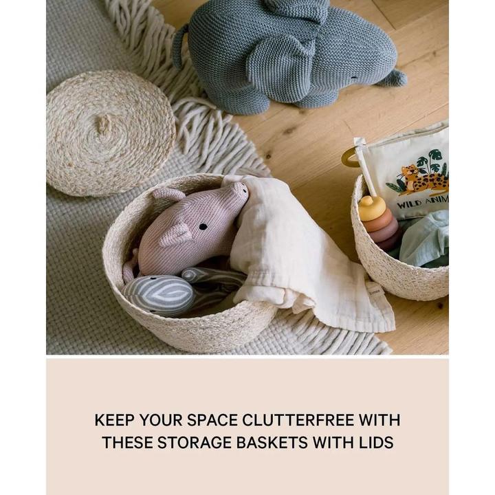 Image du produit Esmée Panier de rangement rond (1 x, Ø 25 x 19 cm)