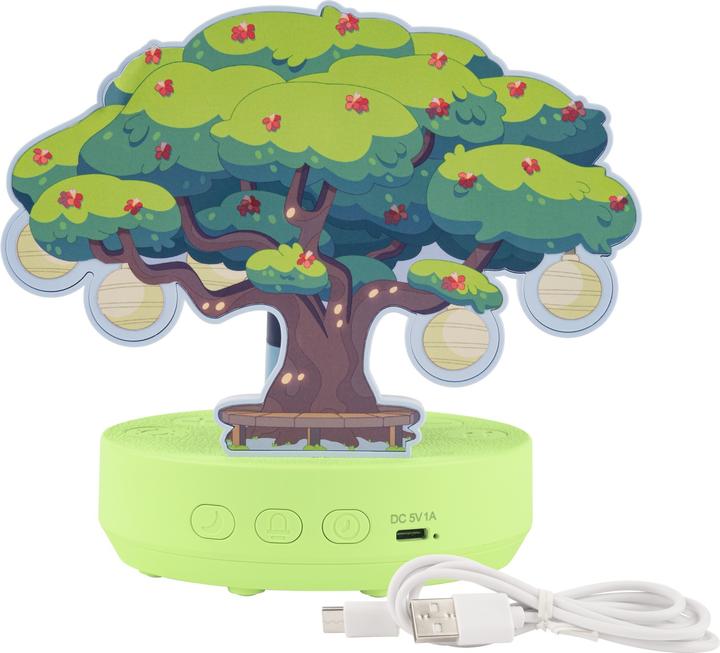 Actual product image Bigben Wireless night light + alarm clock - LUMITREE BLUEY