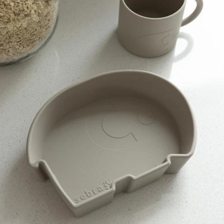 Actual product image Sebra Silicone bowl Jetty Beige