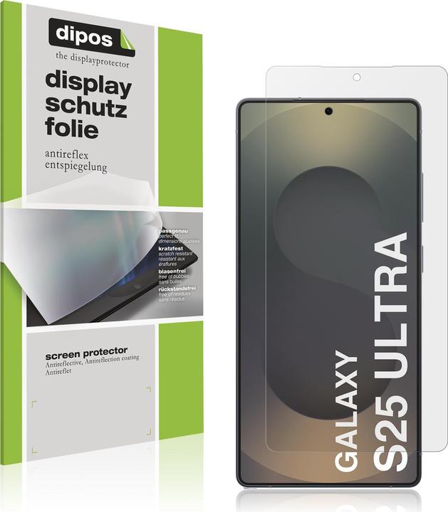 Actual product image Dipos Screen Protector Anti-Glare for Samsung Galaxy S25 Ultra (1 Piece, Samsung Galaxy S25 Ultra)
