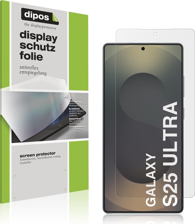 Immagine prodotto Dipos Pellicola Protettiva Antiriflesso per Samsung Galaxy S25 Ultra (1 Pezzo/i, Samsung Galaxy S25 Ultra)