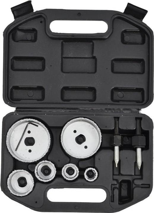 AW Tools Awtools Tungsten Hole Set for 9 Cells 22-73mm Diameter (AW47320) (22 mm, 28 mm, 35 mm, 44 mm, 68 mm, 73 mm)