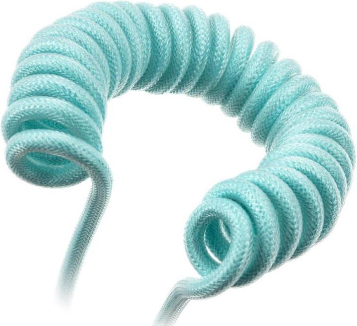 Produktbild Ducky Premicord Frozen Llama Spiralkabel, USB Typ C auf Typ A (1.80 m, USB 2.0)