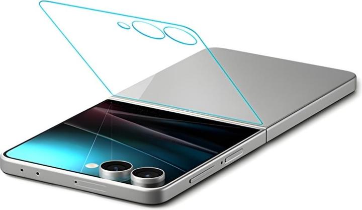 Spigen - Glas.tR EZ-FIT HD (2 pack) - Samsung Galaxy Z Flip7 - Clear (2 Stück, Samsung Galaxy Z Flip7)