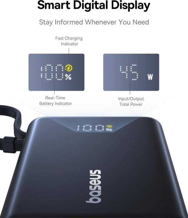 Productafbeelding Baseus PicoGo (10000 mAh, 45 W, 37 Wh)