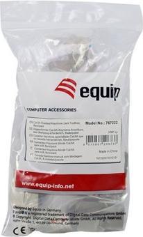 Actual product image equip Keystone Jack shielded Cat.6A RJ45 8erSet tool free (Keystone module)