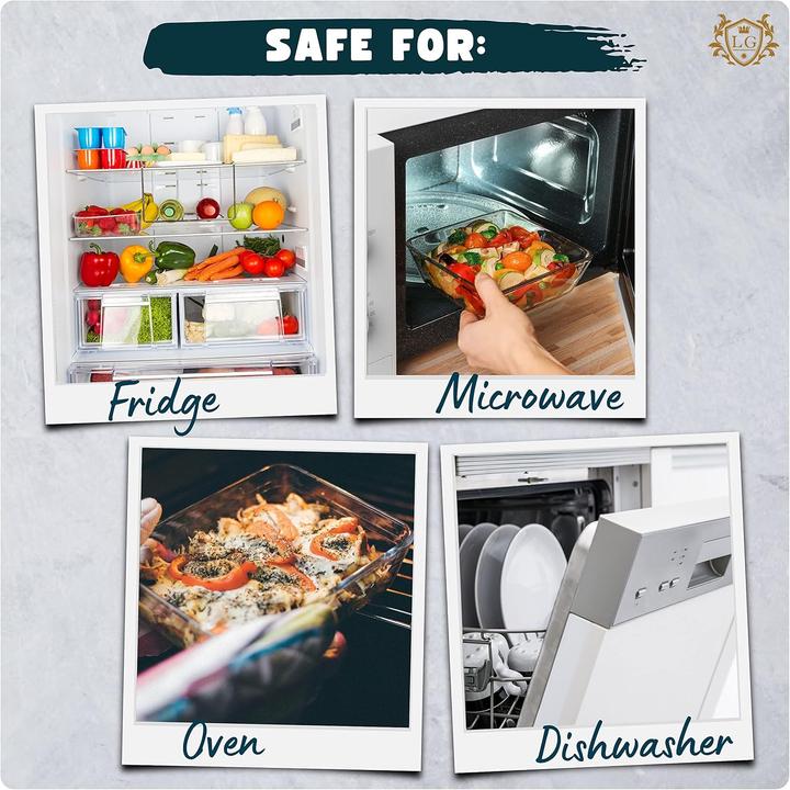 Image du produit LG Luxury & Grace Frischhaltedosen Glas-Set (6.92 l)