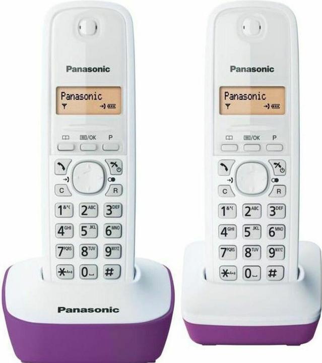 Produktbild Panasonic TELEPHONE DECT DUO Pourpre