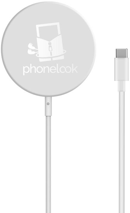 PhoneLook 15W magnetischer MagSafe Ladeadapter mit USB-C Anschluss 1m (15 W)