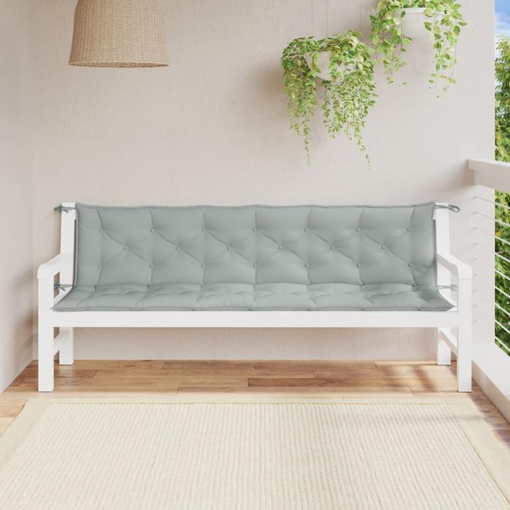 Immagine prodotto VidaXL Cuscini per panca da giardino 2 pezzi in tessuto (200 x 50 x 7 cm)