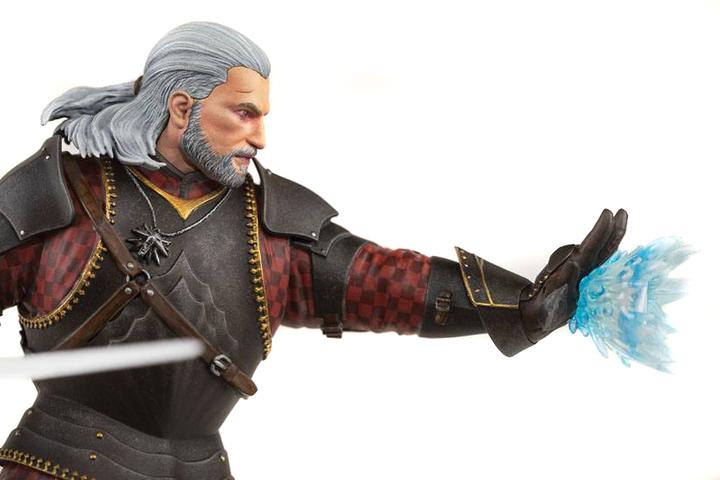 Actual product image Dark Horse Witcher 3 Wild Hunt statuette PVC Geralt Toussaint Tourney Armor 20 cm
