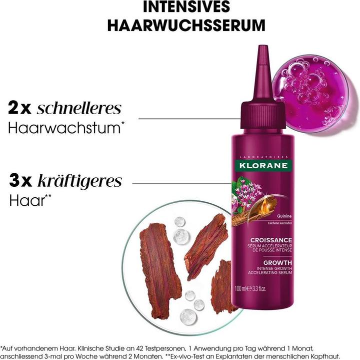 Produktbild Klorane Chinin Haarwuchs-Serum (100 ml)