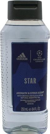 Actual product image adidas UEFA Star Edition Men's Shower Gel Vegan Formula 250ml (250 ml)