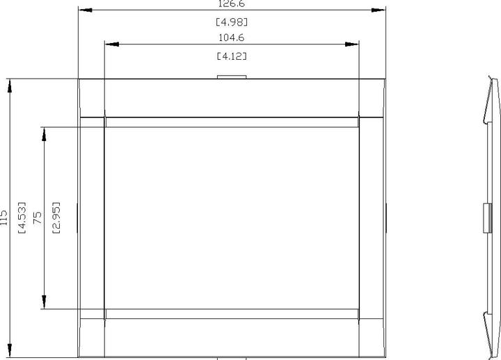 Produktbild Siemens Blendrahmen Zubehör 3VA9237-0SB30