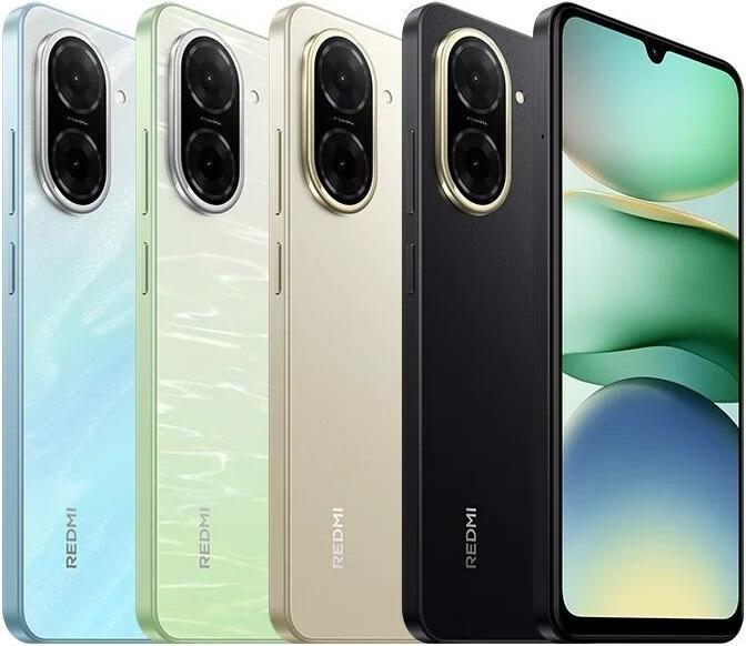 Actual product image Xiaomi Redmi A5 4G (64 GB, Midnight Black, 6.88", Dual SIM, 4G)