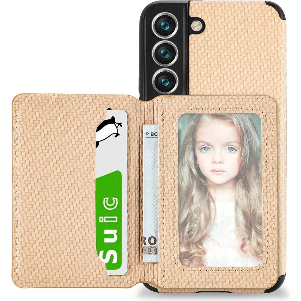 König Design Hülle Handy Schutz für Samsung Galaxy S22 Plus 5G Case Cover Wallet Etuis Tasche (Samsung Galaxy S22+), Sma...