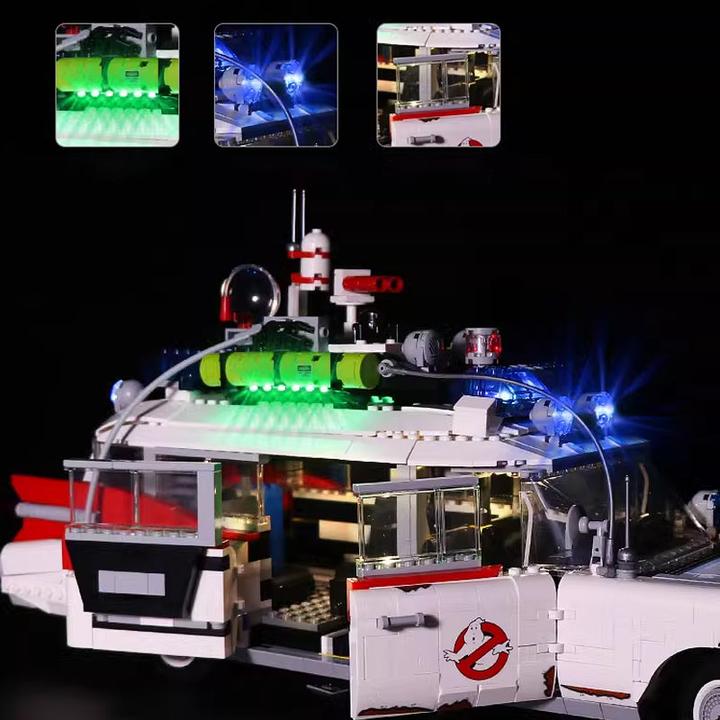 Actual product image BrickBling LED Licht Set für LEGO Ghostbusters: Auto ECTO-1 (10274) inkl. Fernbedienung