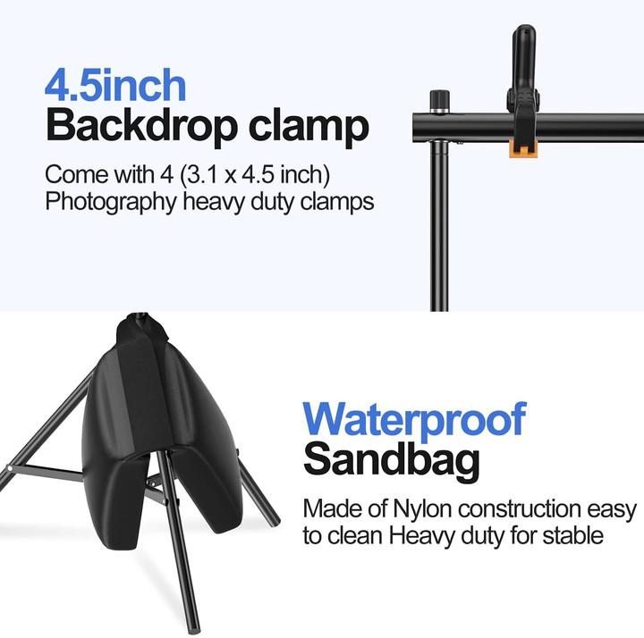 Immagine prodotto Emart Supporto per sfondo fotografico, 2x3m (300 cm, 210 cm)