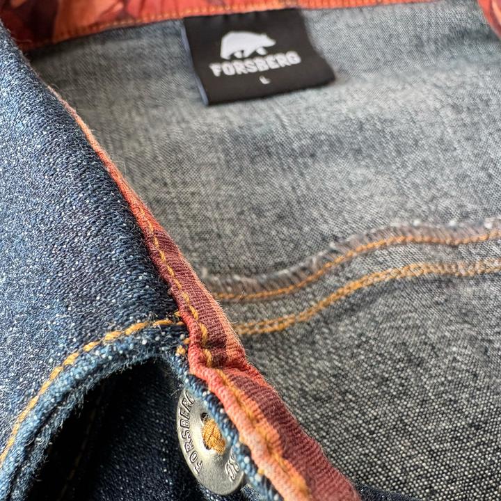 Immagine prodotto Forsberg Camicia in denim con finiture colorate (S)