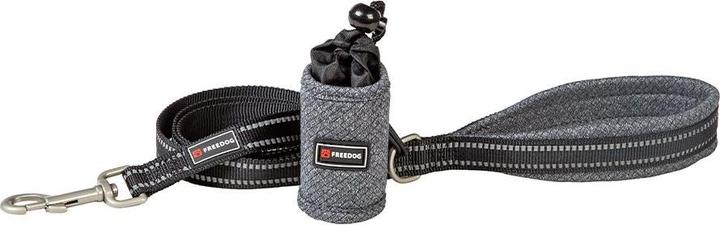 Produktbild Freedog Kurzleine Shiva aus Nylon grau 120x2.5cm (2.5, Hund, Hundesport)