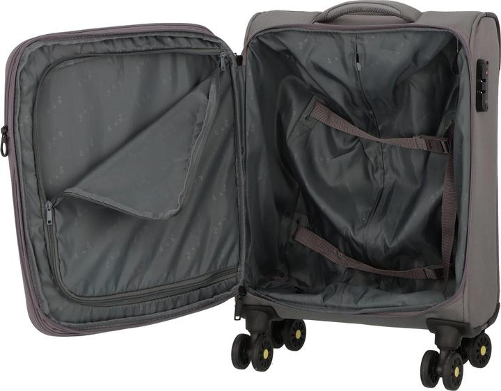 Immagine prodotto D&N Travel Line 9704 Carrello cabina a 4 ruote S 55 cm con ripiegamento elastico (38 l)