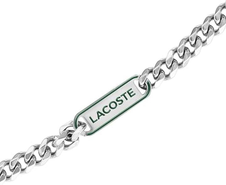 Actual product image Lacoste - Fashion steel necklace for men District 2040208 (Stainless steel)