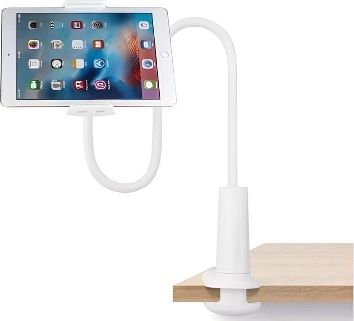 Image du produit Awei uchwyt biurkowy X3 4"-10,5" biały /white długie ramię