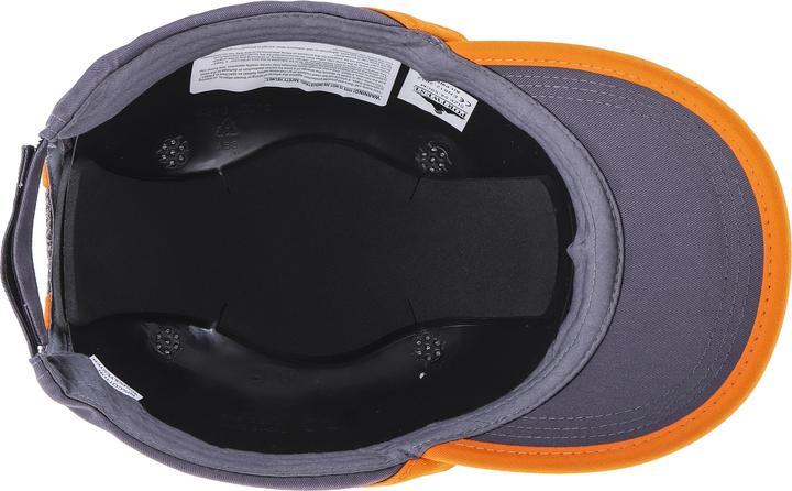 Produktbild RS PRO Vent cool bump cap Grey/Orange (52 - 65 cm)