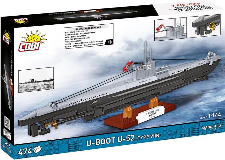 Produktbild Cobi U-Boot U-52 (Type VIIB)