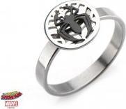 Produktbild NoName MARVEL - Women's Silver Plated Brass Spider-Man Ring - Size 9 (9)