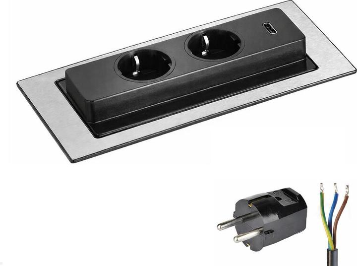 Produktbild Schulte Evoline (2x, CEE 7/3, 2.50 m)