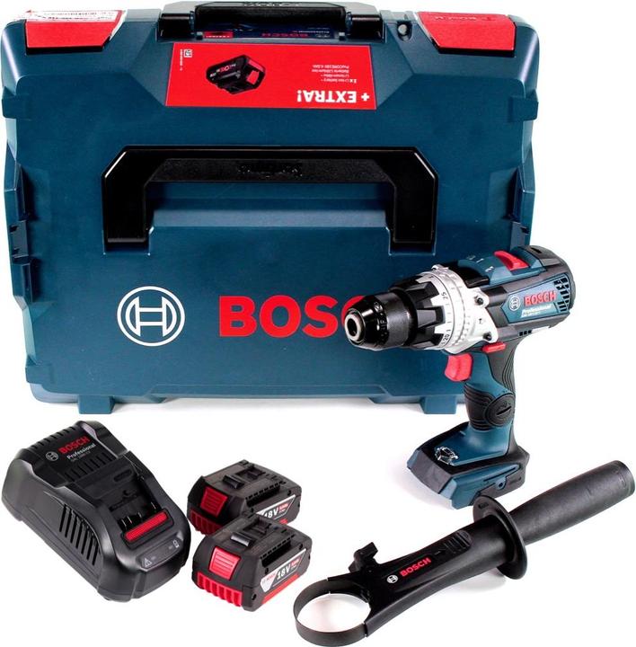 Actual product image Bosch Professional Bosch GSB 18V-110 C Cordless Impact Drill Professional 18V 110 Nm + 2x Battery 5.0 Ah + Charger + (Rechargeable battery operated)