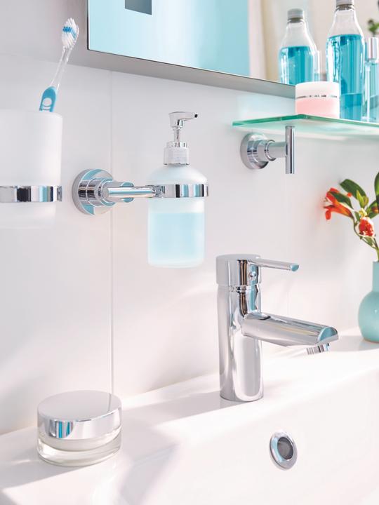 Actual product image tesa LUUP glass shelf incl. adhesive solution without drilling