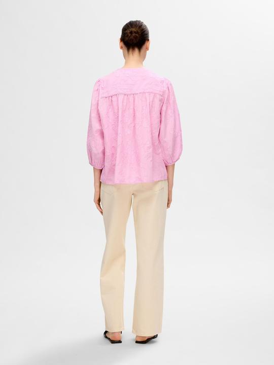 Produktbild Selected Texturierte Bluse mit 3/4 Ärmeln (38)