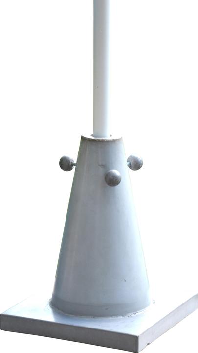 Jan Kurtz Schirmständer PYLON, Beton gewachst (30 x 30 x 40 cm)