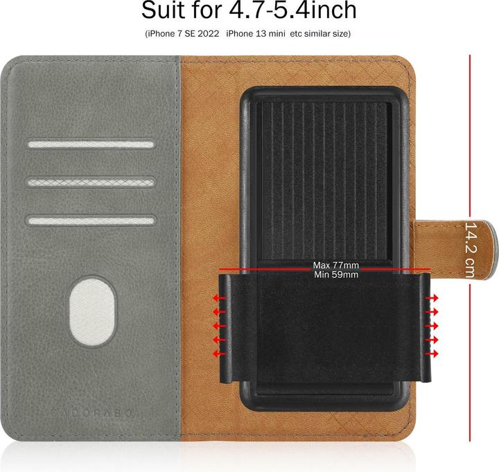 Actual product image Cadorabo Case for Samsung Galaxy J1 MINI Book Cover (Samsung Galaxy J1 Mini)